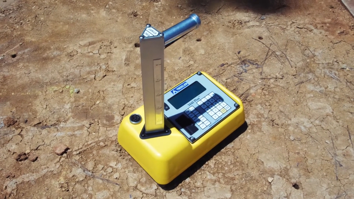 Falling weight deflection